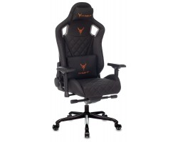 Кресло игровое Knight TITAN черный ромбик эко.кожа с подголов. крестовина металл