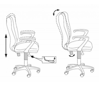 Кресло Бюрократ CH-540AXSN/TW-11 черный TW-11