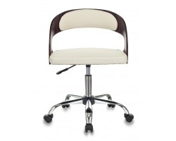 Кресло Бюрократ CH-370SL светло-бежевый эко.кожа крестовина металл хром