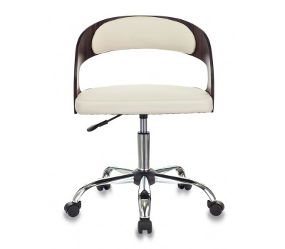 Кресло Бюрократ CH-370SL светло-бежевый эко.кожа крестовина металл хром