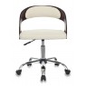 Кресло Бюрократ CH-370SL светло-бежевый эко.кожа крестовина металл хром