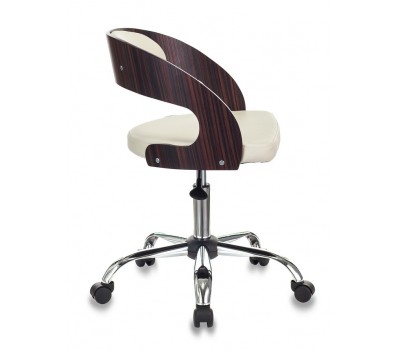 Кресло Бюрократ CH-370SL светло-бежевый эко.кожа крестовина металл хром