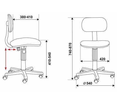 Кресло детское Бюрократ CH-201NX/Grland зеленый луг Grland