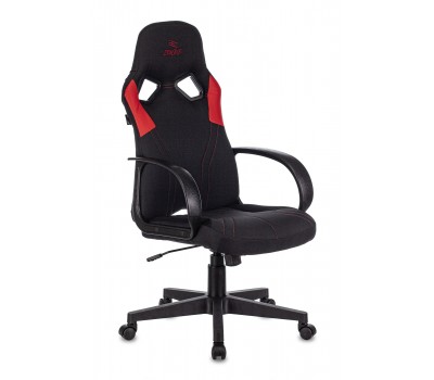 Кресло игровое Zombie RUNNER черный/красный эко.кожа крестовина пластик