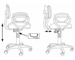 Кресло Бюрократ CH-213AXN/15-155 желтый 15-155-foto5