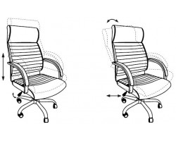 Кресло руководителя Бюрократ T-8010SL/BLACK черный искусственная кожа крестовина хром-foto4
