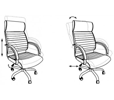 Кресло руководителя Бюрократ T-8010SL/BLACK черный искусственная кожа крестовина хром