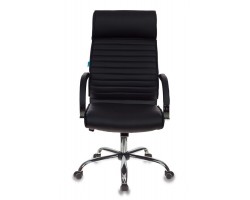 Кресло руководителя Бюрократ T-8010SL/BLACK черный искусственная кожа крестовина хром