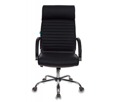 Кресло руководителя Бюрократ T-8010SL/BLACK черный искусственная кожа крестовина хром