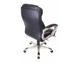 Кресло руководителя Бюрократ T-9916/BLACK черный рец.кожа/кожзам-foto3