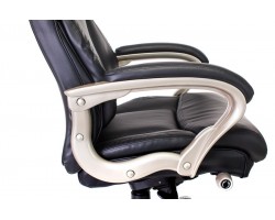 Кресло руководителя Бюрократ T-9916/BLACK черный рец.кожа/кожзам-foto4