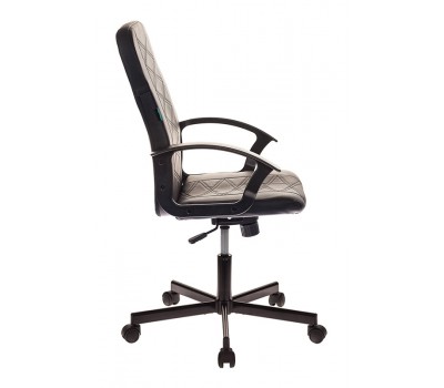 Кресло Бюрократ CH-550 черный искусственная кожа крестовина металл