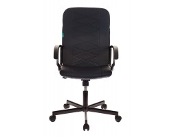 Кресло Бюрократ CH-550 черный искусственная кожа крестовина металл