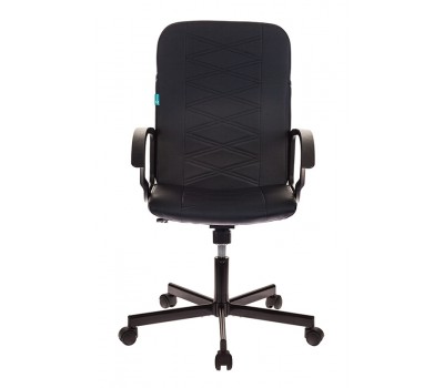 Кресло Бюрократ CH-550 черный искусственная кожа крестовина металл