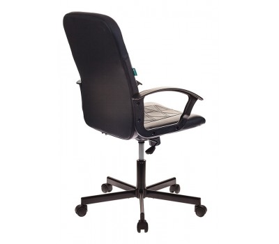 Кресло Бюрократ CH-550 черный искусственная кожа крестовина металл