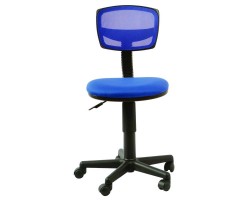 Кресло Бюрократ CH-299/BL/15-10 спинка сетка синий сиденье темно-синий 15-10