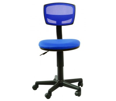 Кресло Бюрократ CH-299/BL/15-10 спинка сетка синий сиденье темно-синий 15-10