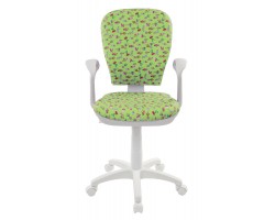 Кресло детское Бюрократ CH-W513AXN/CACTUS-GN зеленый кактусы Cactus-GN (пластик белый)
