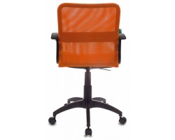 Кресло Бюрократ CH-590 спинка сетка оранжевый сиденье черный искусст.кожа/сетка-foto3