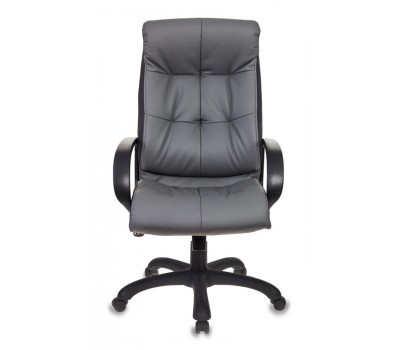 Кресло руководителя Бюрократ CH-824 серый искусственная кожа