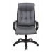 Кресло руководителя Бюрократ CH-824 серый искусственная кожа