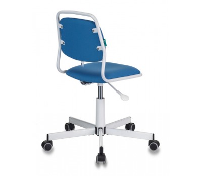 Кресло детское Бюрократ KD-1/26-24 голубой 26-24 крестовина металл