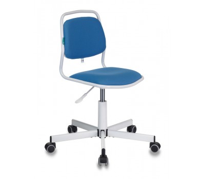 Кресло детское Бюрократ KD-1/26-24 голубой 26-24 крестовина металл