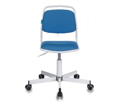 Кресло детское Бюрократ KD-1/26-24 голубой 26-24 крестовина металл