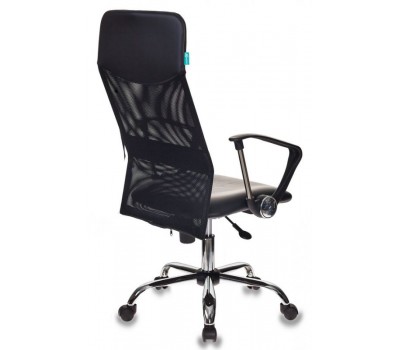Кресло руководителя Бюрократ CH-600/OR-16 спинка сетка черный сиденье черный Or-16 искусственная кожа крестовина хром
