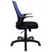 Кресло Бюрократ CH-500 спинка сетка синий сиденье черный TW-11 сетка/ткань