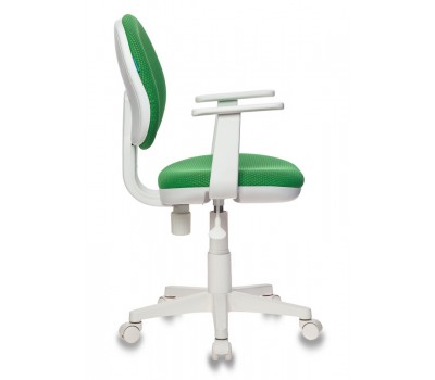 Кресло детское Бюрократ CH-W356/GREEN зеленый V398-42 (пластик белый)