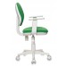Кресло детское Бюрократ CH-W356/GREEN зеленый V398-42 (пластик белый)