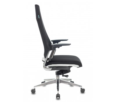 Кресло руководителя Бюрократ _DALI/BLACK черный крестовина алюминий