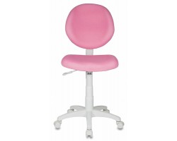 Кресло детское Бюрократ KD-W6 розовый TW-13A (пластик белый)