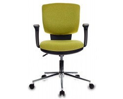 Кресло Бюрократ CH-636AXSL/GREEN зеленый BAHAMA крестовина хром