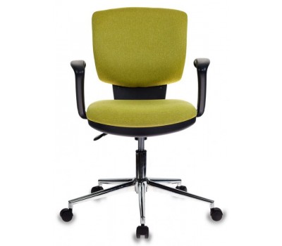 Кресло Бюрократ CH-636AXSL/GREEN зеленый BAHAMA крестовина хром