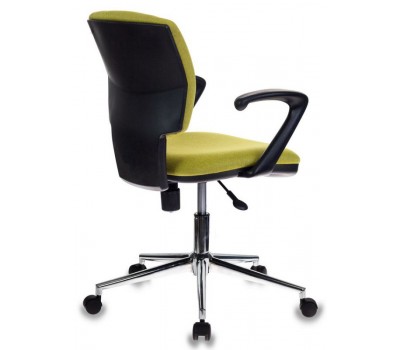 Кресло Бюрократ CH-636AXSL/GREEN зеленый BAHAMA крестовина хром