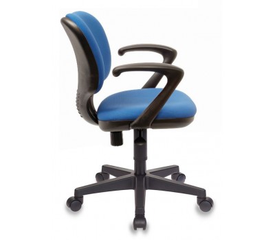 Кресло Бюрократ CH-540AXSN-LOW/26-21 низкая спинка синий 26-21