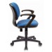 Кресло Бюрократ CH-540AXSN-LOW/26-21 низкая спинка синий 26-21