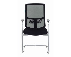 Кресло Бюрократ MC-619N/B/26-B01 на полозьях черный TW-01 сиденье черный 26-B01