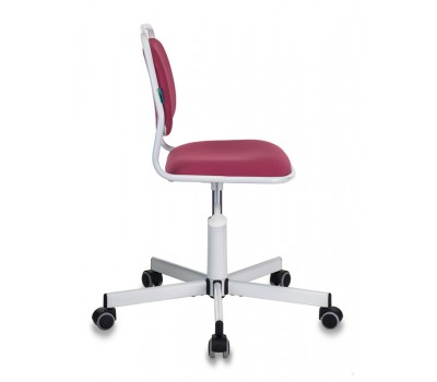 Кресло детское Бюрократ KD-1/26-31 без подлокотников розовый 26-31 крестовина металл