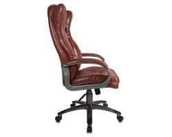 Кресло руководителя Бюрократ CH-879 коричневый искусственная кожа крестовина пластик пластик темно-серый