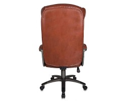 Кресло руководителя Бюрократ CH-879 коричневый искусственная кожа крестовина пластик пластик темно-серый-foto3