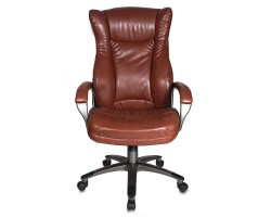 Кресло руководителя Бюрократ CH-879 коричневый искусственная кожа крестовина пластик пластик темно-серый-foto2