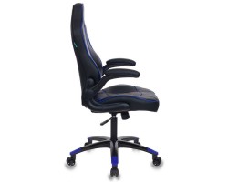 Кресло игровое Бюрократ VIKING-2/BL+BLUE черный/синий искусственная кожа-foto2