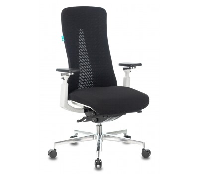 Кресло руководителя Бюрократ _MONE черный сетка/ткань крестовина алюминий