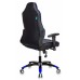Кресло игровое Бюрократ VIKING-3/BL+BLUE черный/синий искусственная кожа