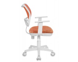 Кресло детское Бюрократ CH-W797/OR/GIRAFFE спинка сетка оранжевый сиденье оранжевый жираф Giraffe сетка/ткань (пластик белый)