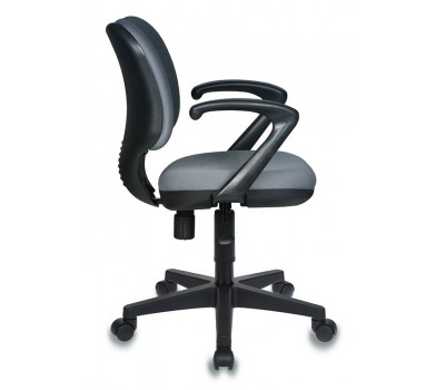 Кресло Бюрократ CH-540AXSN-LOW/26-25 низкая спинка серый 26-25