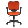 Кресло Бюрократ Ch-540AXSN-Low низкая спинка оранжевый 26-29-1